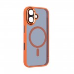 Чехол накладка ArmorStandart TPU Unit MagCase SE для Apple iPhone 17 Orange Black (ARM86315)