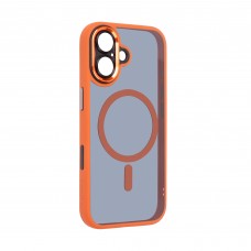 Чехол накладка ArmorStandart TPU Unit MagCase SE для Apple iPhone 17 Orange Black (ARM86315)