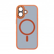 Чехол накладка ArmorStandart TPU Unit MagCase SE для Apple iPhone 17 Orange Black (ARM86315)