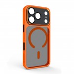 Чехол накладка ArmorStandart TPU Unit-C MagCase SE для Apple iPhone 17 Pro Orange Black (ARM86317)