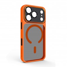 Чехол накладка ArmorStandart TPU Unit-C MagCase SE для Apple iPhone 17 Pro Orange Black (ARM86317)