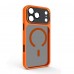Чехол накладка ArmorStandart TPU Unit-C MagCase SE для Apple iPhone 17 Pro Max Orange Black (ARM86321)
