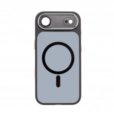 Чехол накладка ArmorStandart TPU Unit MagCase SE для Apple iPhone 17 Air Black Orange (ARM86326)