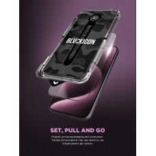 Защитное стекло c аппликатором ArmorStandart Black Icon Supreme EZ для iPhone 17 Pro (ARM86407)