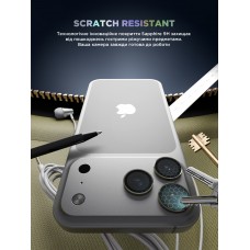 Защитное стекло для камеры ArmorStandart Supreme BI для iPhone 17 Pro/17 Pro Max Titanium (ARM86437)