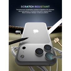 Защитное стекло для камеры ArmorStandart Supreme BI для iPhone 17 Pro/17 Pro Max Silver (ARM86438)