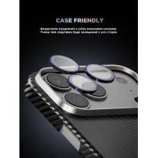 Защитное стекло для камеры ArmorStandart Supreme BI для iPhone 17 Pro/17 Pro Max Blue (ARM86439)