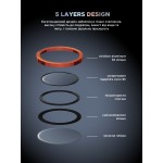 Защитное стекло для камеры ArmorStandart Supreme BI для iPhone 17 Pro/17 Pro Max Orange (ARM86440)