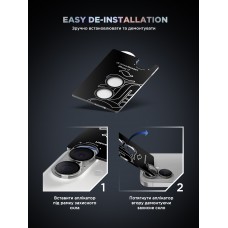 Защитное стекло для камеры ArmorStandart Supreme BI для iPhone 17 Silver (ARM86443)