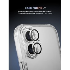 Защитное стекло для камеры ArmorStandart Supreme BI для iPhone 17 Silver (ARM86443)