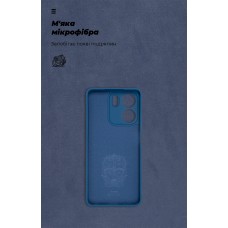 Чехол накладка ArmorStandart TPU ICON для OPPO A5X 4G / A5X 5G Camera cover Dark Blue (ARM86573)