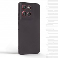 Чехол накладка TPU Armorstandart Matte Slim Fit для Motorola G86 5G Camera cover Black (ARM86602)