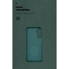 Чехол накладка ArmorStandart TPU ICON для Samsung A17 4G Camera cover Dark Green (ARM86776)