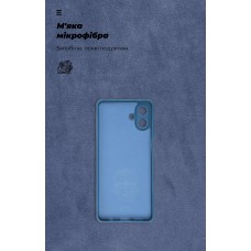 Чехол накладка ArmorStandart TPU ICON для Samsung A07 4G Camera cover Dark Blue (ARM86778)