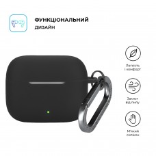 Чехол ArmorStandart TPU Hang для кейса наушников OPPO Enco Buds3 Pro Black (ARM86802)