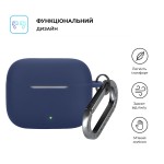 Чехол ArmorStandart TPU Hang для кейса наушников OPPO Enco Buds3 Pro Dark Blue (ARM86803)