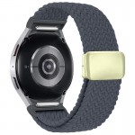 Ремешок Nylon ArmorStandart Braided Solo Loop для Samsung Watch 7 / FE / 6 / 6 Classic / 5 / 5 Pro / 4 / 4 Classic Charcoal (ARM86839)