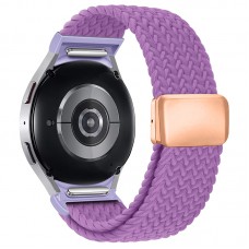 Ремешок Nylon ArmorStandart Braided Solo Loop для Samsung Watch 7 / FE / 6 / 6 Classic / 5 / 5 Pro / 4 / 4 Classic Lilac (ARM86840)