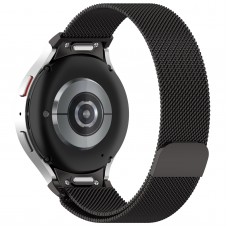 Ремешок Metal ArmorStandart Milanese Magnetic для Samsung Watch 7 / FE / 6 / 6 Classic / 5 / 5 Pro / 4 / 4 Classic Black (ARM86842)
