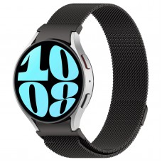 Ремешок Metal ArmorStandart Milanese Magnetic для Samsung Watch 7 / FE / 6 / 6 Classic / 5 / 5 Pro / 4 / 4 Classic Black (ARM86842)