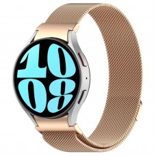 Ремешок Metal ArmorStandart Milanese Magnetic для Samsung Watch 7 / FE / 6 / 6 Classic / 5 / 5 Pro / 4 / 4 Classic Gold (ARM86844)