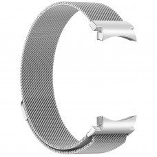 Ремешок Metal ArmorStandart Milanese Magnetic для Samsung Watch 7 / FE / 6 / 6 Classic / 5 / 5 Pro / 4 / 4 Classic Silver (ARM86845)