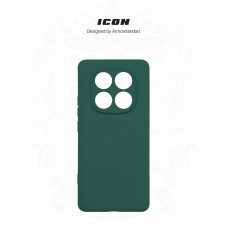 Чехол накладка ArmorStandart TPU ICON для Xiaomi Redmi Note 14 Pro 4G Camera cover Dark Green (ARM86878)