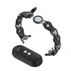 Ремешок Metal+PU ArmorStandart Chain Wristband для Xiaomi Smart Band 10/9/8 Black (ARM86887)