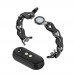 Ремешок Metal+PU ArmorStandart Chain Wristband для Xiaomi Smart Band 10/9/8 Black (ARM86887)