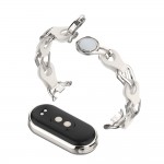 Ремешок Metal+PU ArmorStandart Chain Wristband для Xiaomi Smart Band 10/9/8 Silver (ARM86889)