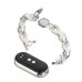 Ремешок Metal+PU ArmorStandart Chain Wristband для Xiaomi Smart Band 10/9/8 Silver (ARM86889)