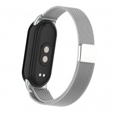 Ремешок Metal ArmorStandart Milanese Magnetic для Xiaomi Smart Band 10/9/8 Silver (ARM86892)