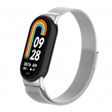 Ремешок Metal ArmorStandart Milanese Magnetic для Xiaomi Smart Band 10/9/8 Silver (ARM86892)