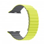 Ремешок ArmorStandart TPU MagLink для Apple Watch 42 (Series 11-10)/41/40/38 Lime Grey (ARM86922)