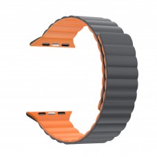Ремешок ArmorStandart TPU MagLink для Apple Watch 49/46/45/44/42 (Series 1-3) Grey Orange (ARM86935) Ремешок ArmorStandart TPU MagLink для Apple Watch 49/46/45/44/42 (Series 1-3) Grey Orange (ARM86935)