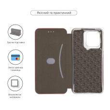 Чехол книжка ArmorStandart PU G-Case для Motorola G86 5G Marsala (ARM86941)