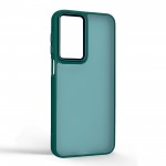 Чехол накладка ArmorStandart TPU Frame для Samsung A17 4G Dark Green (ARM87014)
