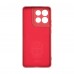 Чехол накладка ArmorStandart TPU ICON для Motorola G86 5G Camera cover Dark Red (ARM87034)