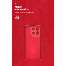 Чехол накладка ArmorStandart TPU ICON для Motorola G86 5G Camera cover Dark Red (ARM87034)