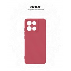 Чехол накладка ArmorStandart TPU ICON для Motorola G86 Power 5G Camera cover Dark Red (ARM87037)