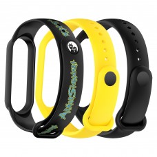 Ремешок комплект TPU ArmorStandart для Xiaomi Mi Band 7/6/5 New Style Inscription (ARM87044)
