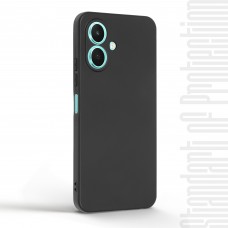 Чехол накладка TPU Armorstandart Matte Slim Fit для Tecno Spark Go 2 4G Camera cover Black (ARM87158)