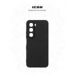 Чехол накладка ArmorStandart TPU ICON для Infinix Hot 60i 4G Camera cover Black (ARM87253)
