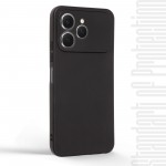 Чехол накладка TPU Armorstandart Matte Slim Fit для Tecno Spark 40 4G Camera cover Black (ARM87257)