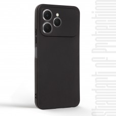 Чехол накладка TPU Armorstandart Matte Slim Fit для Tecno Spark 40 4G Camera cover Black (ARM87257)