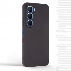 Чехол накладка TPU Armorstandart Matte Slim Fit для Infinix Hot 60 5G Camera cover Black (ARM87260)