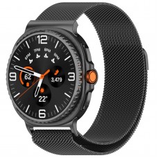 Ремешок Metal ArmorStandart Milanese Magnetic для Samsung Watch 8 / 8 Classic (20x113 mm) Dark Grey (ARM87359)