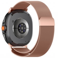 Ремешок Metal ArmorStandart Milanese Magnetic для Samsung Watch 8 / 8 Classic (20x113 mm) Rose Gold (ARM87360)