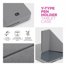 Чехол книжка TPU ArmorStandart Y-Type PEN для Xiaomi Redmi Pad 2 Gray (ARM87408)