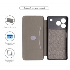 Чехол книжка ArmorStandart PU G-Case для ZTE Blade A76 4G Black (ARM87530)